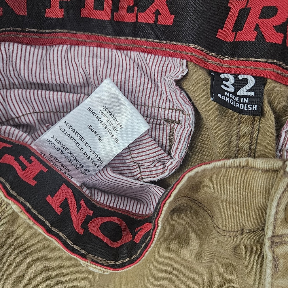 Men's Iron Co Flex Cargo Work Shorts Lot 32w 4 Pairs 10" Inseam - Picture 6 of 8